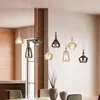 Trio Lighting Suspension Aldea, longueur 115 cm, verre blanc/ambre/chr...
