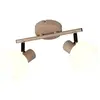 Reality Leuchten Plafonnier Boba, à 2 lampes, beige, E14, métal