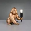 Lampe design en plastique doré