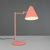 Trio Lighting Lampe de table Cosima, abricot, hauteur 50 cm, métal