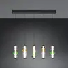 Trio Lighting Suspension LED Minerva, longueur 100 cm, multicolore, ve...