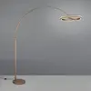 Trio Lighting Lampadaire LED Amador, brun café, hauteur 205 cm Métal