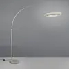 Lampadaire design en métal gris