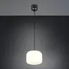 Reality Leuchten Suspension Signe, Ø 25 cm, blanc, verre, E27