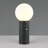Trio Lampe De Jardin Sphérique 40 Cm Mures Anthracite Avec Capteur - 5...