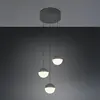 Lampe Pendante À 3 Lampes Senta Anthracite Ronde - R33553342