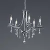 Trio Lighting Applique Lucerna avec pendentifs en verre, 5 lampes