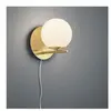 Trio - Applique, Lampe murale design en métal et verre Pure Or en Metal
