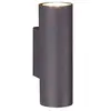 Applique marley cylindre double lumière noir mat trio lighting