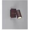 Trio Lighting Spot Mural Marley En Métal Couleur Rouille