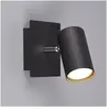 Trio leuchten 802400132 marley spot mural en métal noir mat 1 x GU10