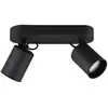 Trio Leuchten 803500232 Lampe, métal, GU10, Noir Mat, 1 Stück (1er Pack)