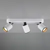 Plafonnier moderne 3 spots gu10 orientables pago bianco trio lighting