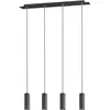 Trio Lighting Suspensions marley noir mat 4x35w gu10
