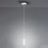 Trio lampe suspendue Marley 150 cm GU10 acier 35W acier blanc