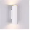 Trio-Leuchten Applique Murale Cylindre Blanc Marley Double Lumière Haut et Bas