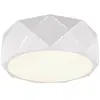 Trio Lighting Plafonnier Zandor avec abat-jour blanc
