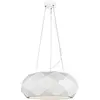 Trio lampe suspendue Zandor50 cm acier 2 kg blanc