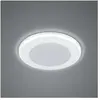 Aura Spot Encastré Triple Switch Led Dimmer Noir Ø8 cm Trio Lighting