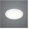 Spot encastrable core led 5w 3000k ø8cm blanc trio lighting