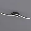 Reality Leuchten Plafonnier design double rod led 3000k route black trio lighting