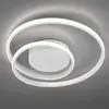 Reality Leuchten Semi-Plafonnier LED Zibal Moderne Blanc Mat 3000K