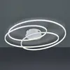Trio Lighting Plafonnier LED Gale, 80 cm, blanc mat