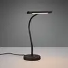 Trio Lighting Trio Curtis Lampe De Travail De Bureau Moderne Noir Mat