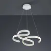 Trio Leuchten Suspension LED, blanc mat, variateur interrupteur, L 72 cm, FRANCIS