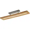 Brad Plafonnier Led Rectangulaire Bois Naturel Trio Lighting