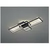 Thiago Plafonnier Led 3 Rectangles L104 cm Anthracite Trio Lighting