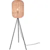 Lampadaire Led métal et sisal culot E27 - Trio - Runa