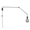 Trio Lighting Applique Line avec câble + fiche, noire