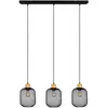 Reality Leuchten Trio - Suspension, Triple suspension design Calimero Noir en Metal