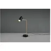 Trio Lighting Lampe à poser Marley, noir/laiton, hauteur 45 cm, métal