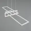 Trio Lighting Suspension LED Salinas 4 000 K, blanc mat