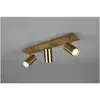 Trio Lighting - marley bar 3 spots cyl. laiton antique cm48 802400304