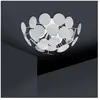 Trio Lighting Plafonnier semi-encastré Young Living à 3 lumières, blanc mat