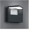 Trio applique Ganges 15 x 15 x 17 cm aluminium anthracite