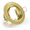 TRIO Orientable factory installed jura rotondo attacco gu10 color ottone 650100108