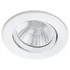 Trio Leuchten 650510131 Lampe, Métal, Blanc Mat, Durchmesser 85mm