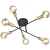 TRIO Leuchten Cross Plafonnier 6 sources lumineuses, 606700632,