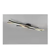 Semi-Plafonnier LED Moderne 35W Laiton Mat 2300-3000-4000K