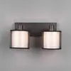 Trio Lighting Plafonnier avec spots Burton, allongé, à deux lampes