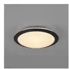 Plafonnier Rond Salle De Bain Umberto Led 12w IP44 Noir Trio Lighting