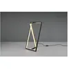 Lampe de table carrée moderne touch dimmer led edge black and gold trio lighting