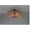 Plafonnier Led métal et sisal culot E27 - Trio - Hedda