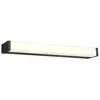 Trio fabio applique salle de bain moderne 42cm noir mat 3000k ip44
