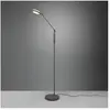 Trio Lighting Lampe sur pied LED Franklin, variateur, anthracite