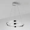 Reality Leuchten Suspension LED Parma, variateur switch, chromée